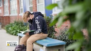 STUDENT WITH MASK