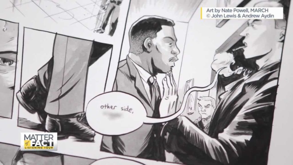 March: The story of civil rights icon John Lewis through the lens of a comic book